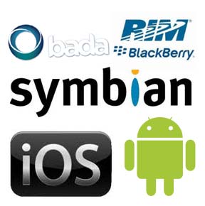 Mobile os android iphone rim blackberry